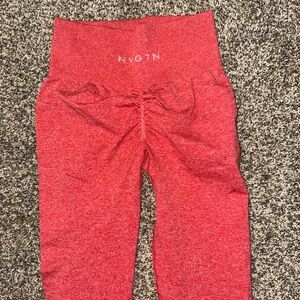 NVGTN Candy Apple Scrunch Seamless Leggings Size XS